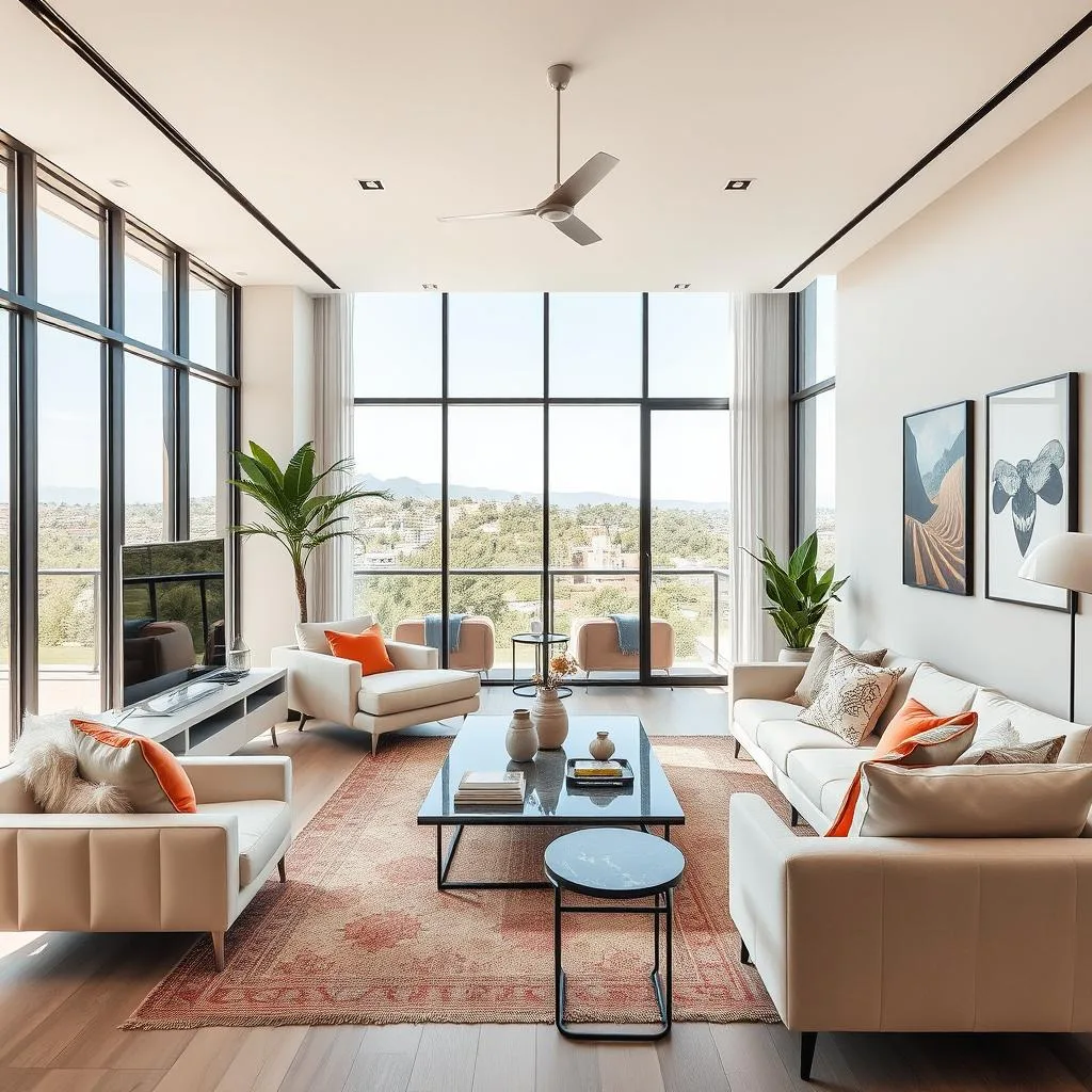 Idées de décoration murale pour un salon moderne