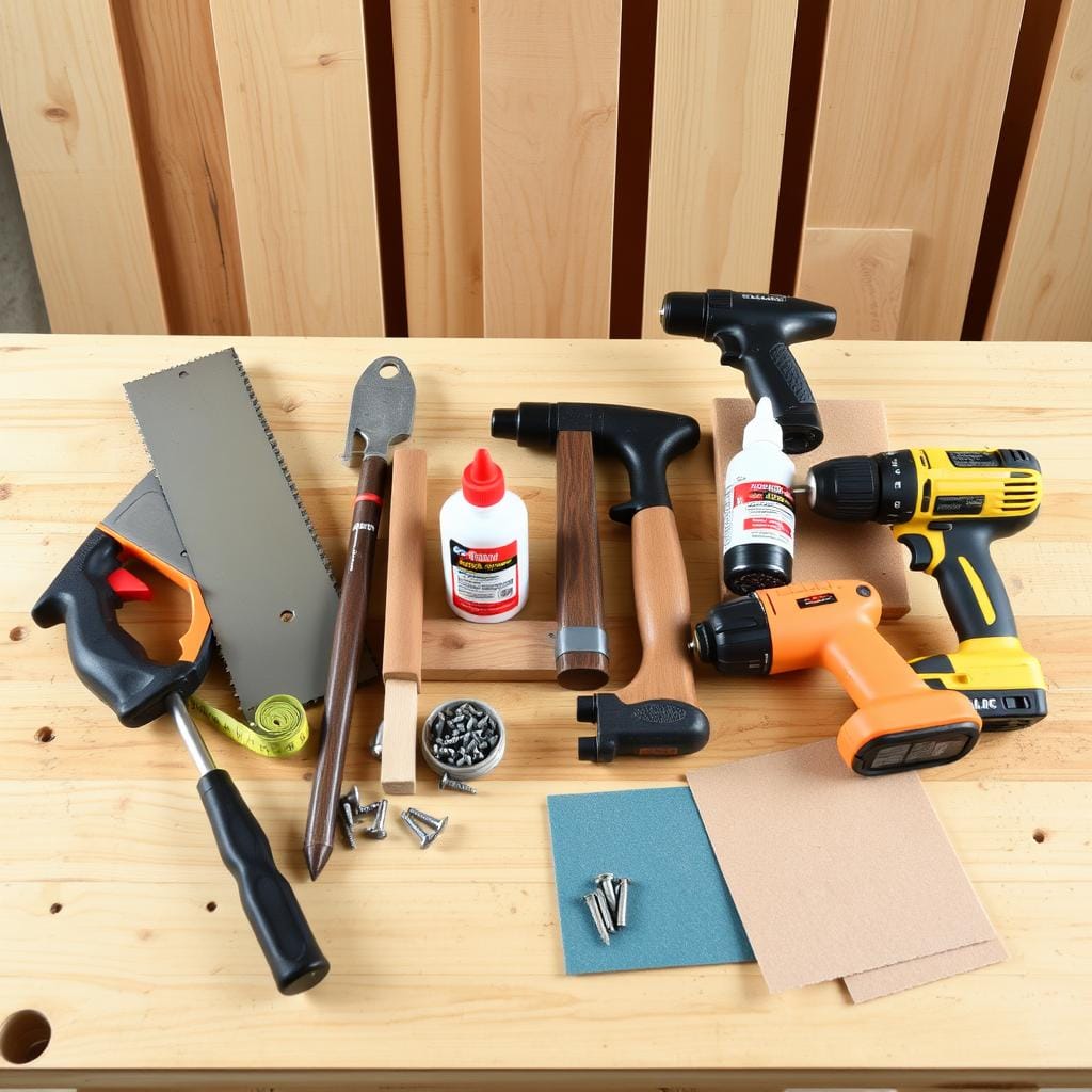 Outils pour fabriquer étagères en bois Outils pour fabriquer étagères en bois