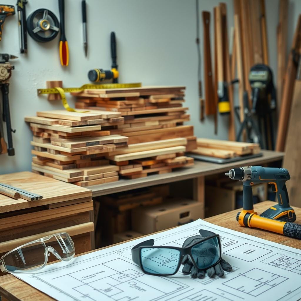 Préparation des étagères en bois DIY Préparation des étagères en bois DIY