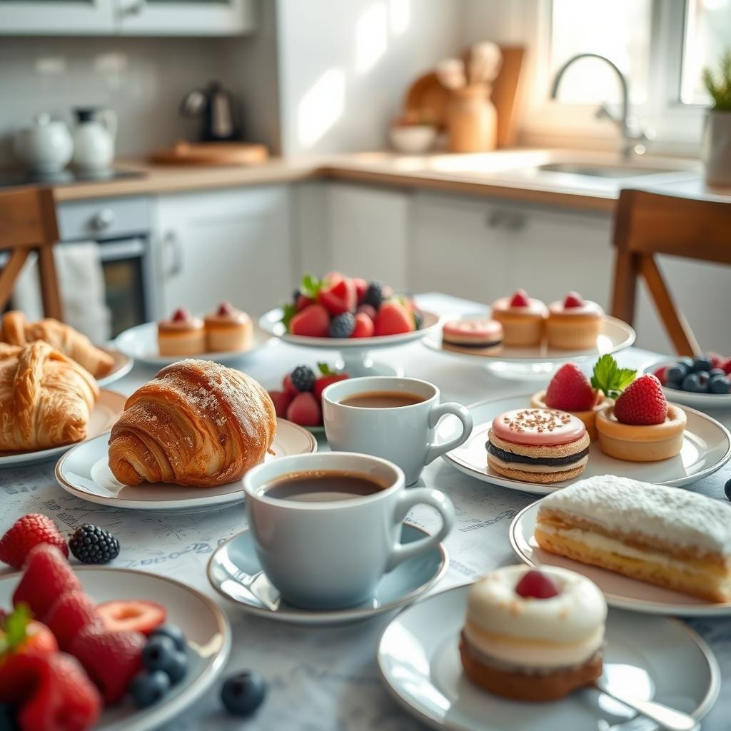 Pâtisseries pour brunch maison