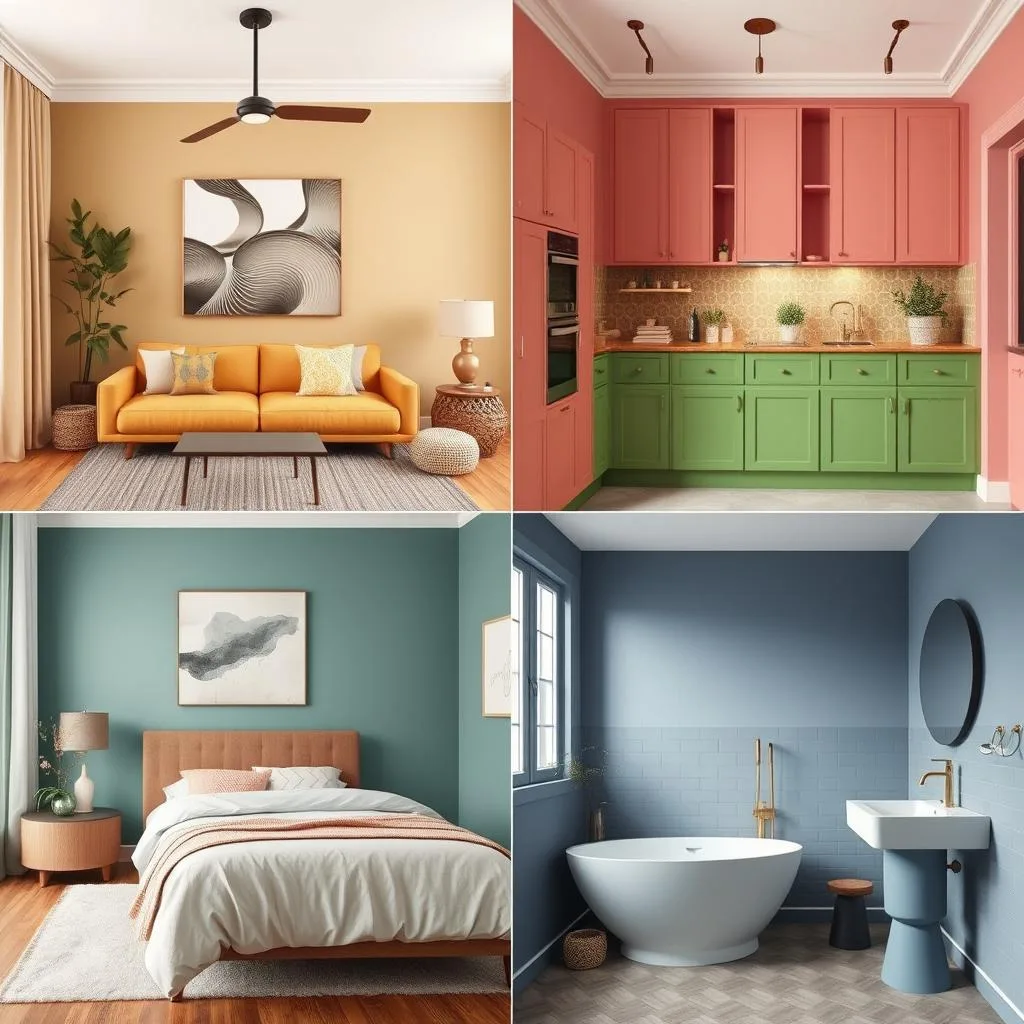 Tendances couleurs déco 2025