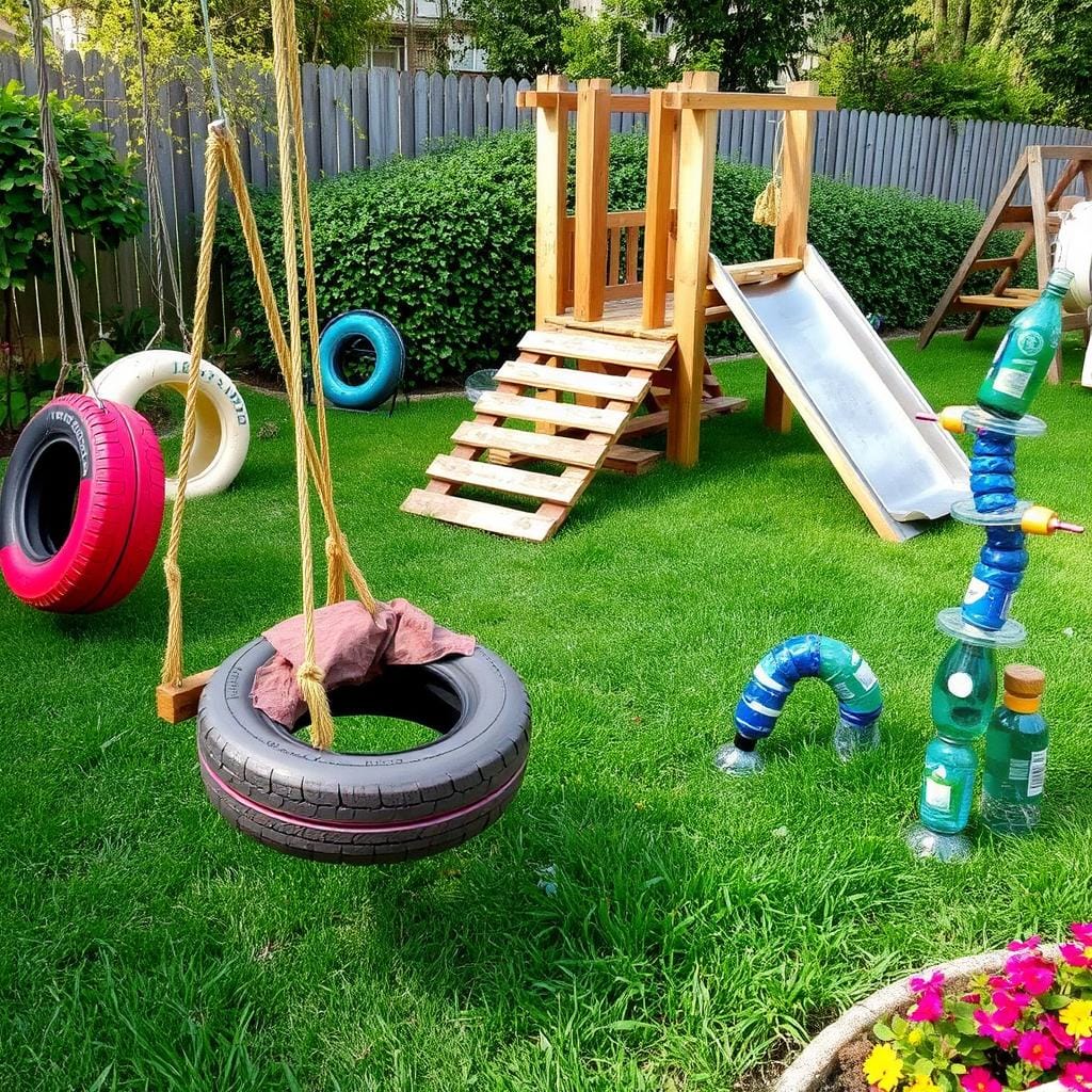 Aire de jeux DIY pour enfants