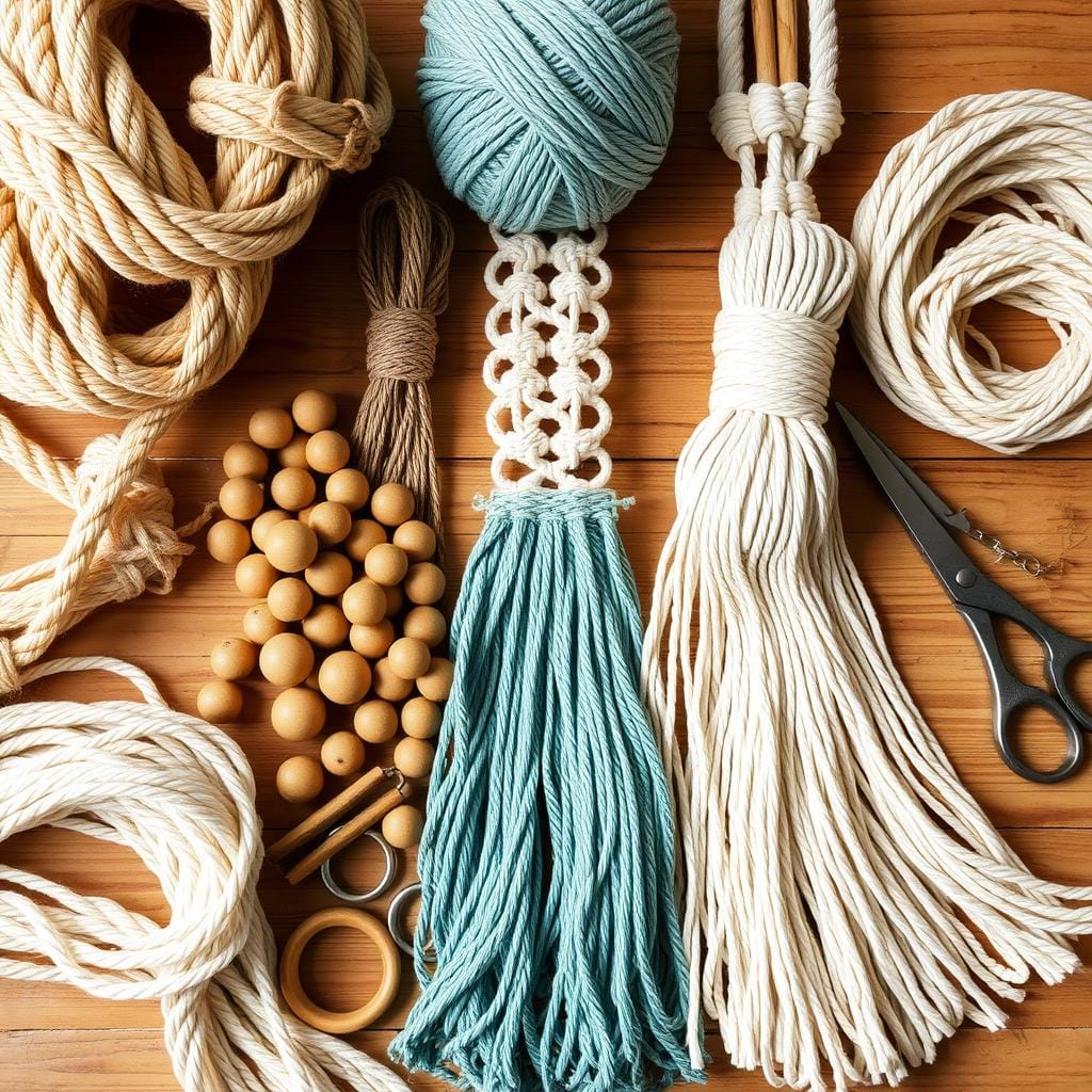 Matériaux de macramé