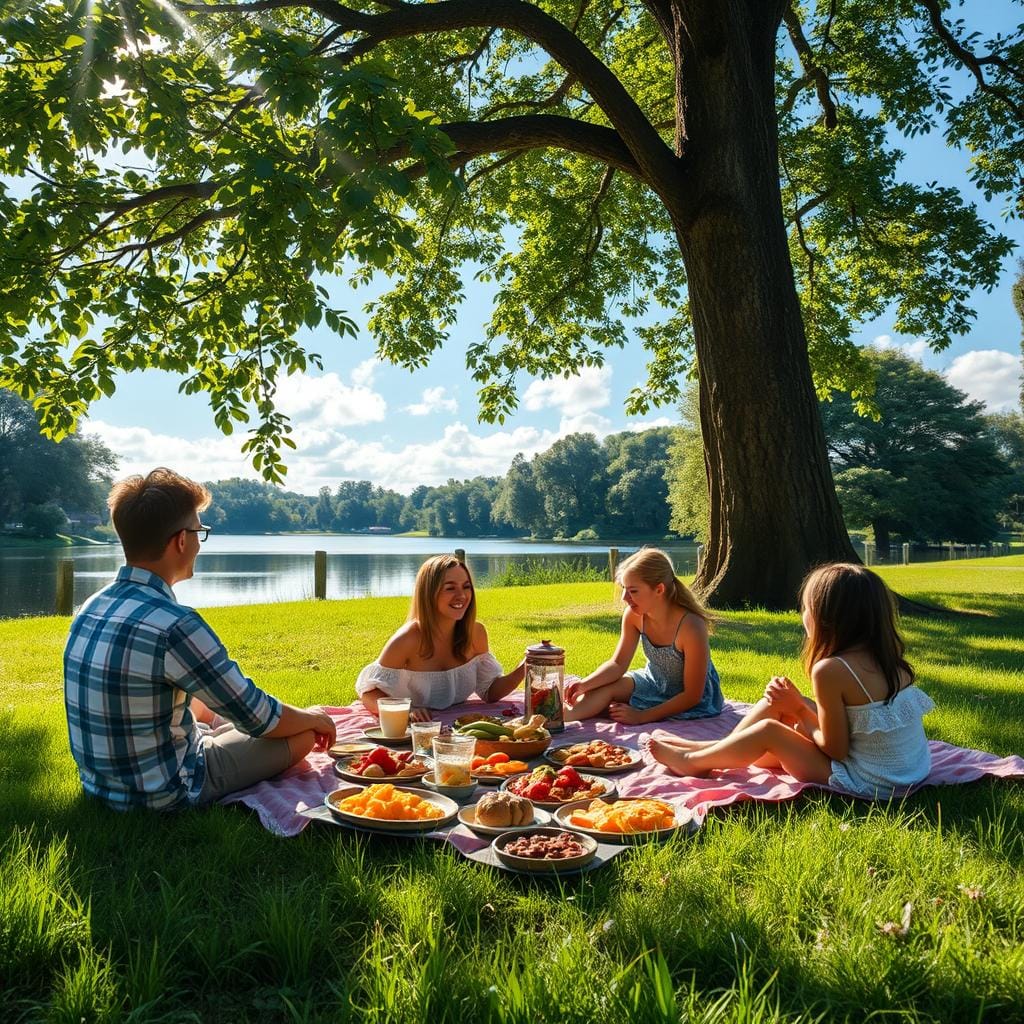 Moments de détente en famille