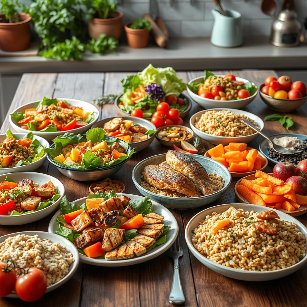 Plats sains et équilibrés
