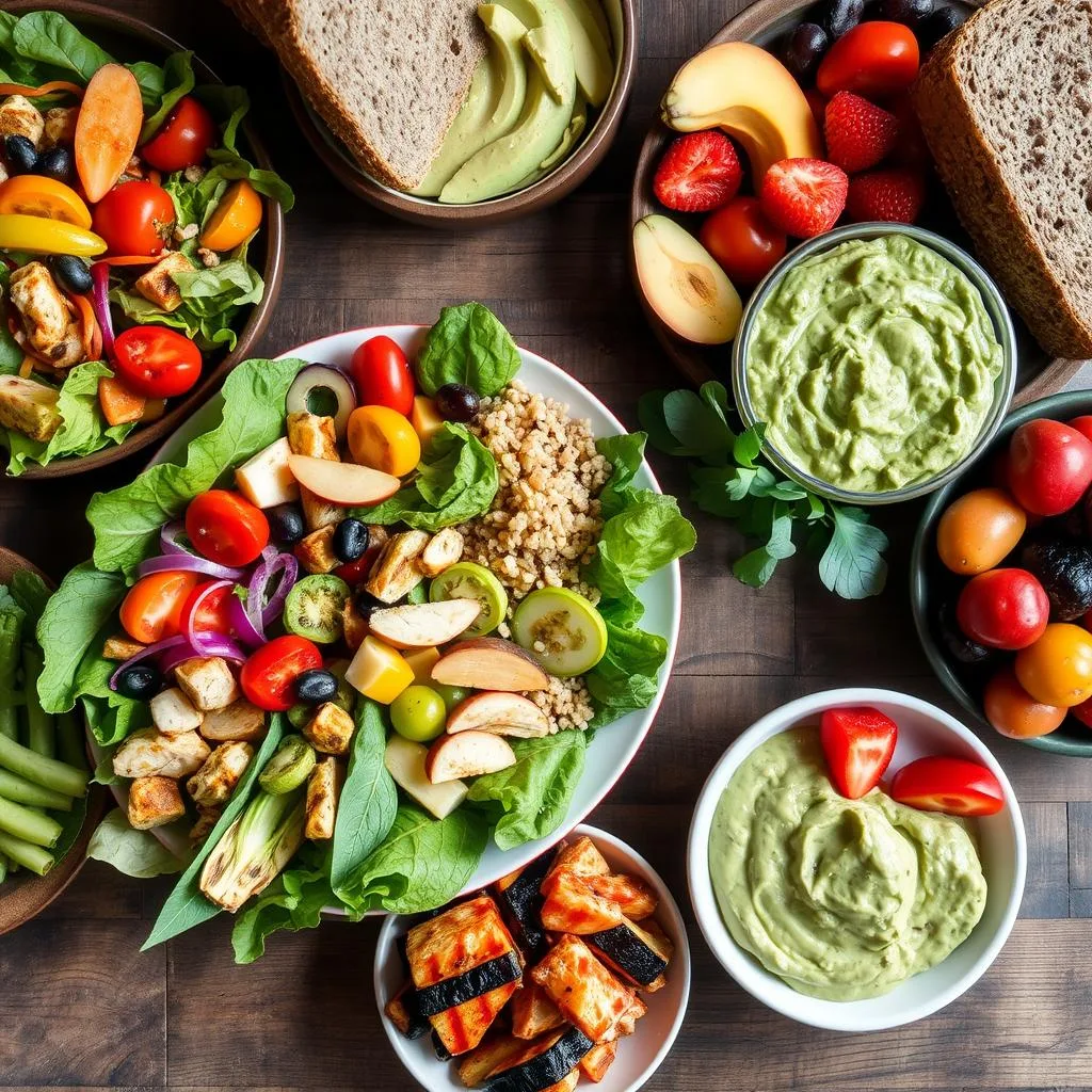 Plats sains savoureux
