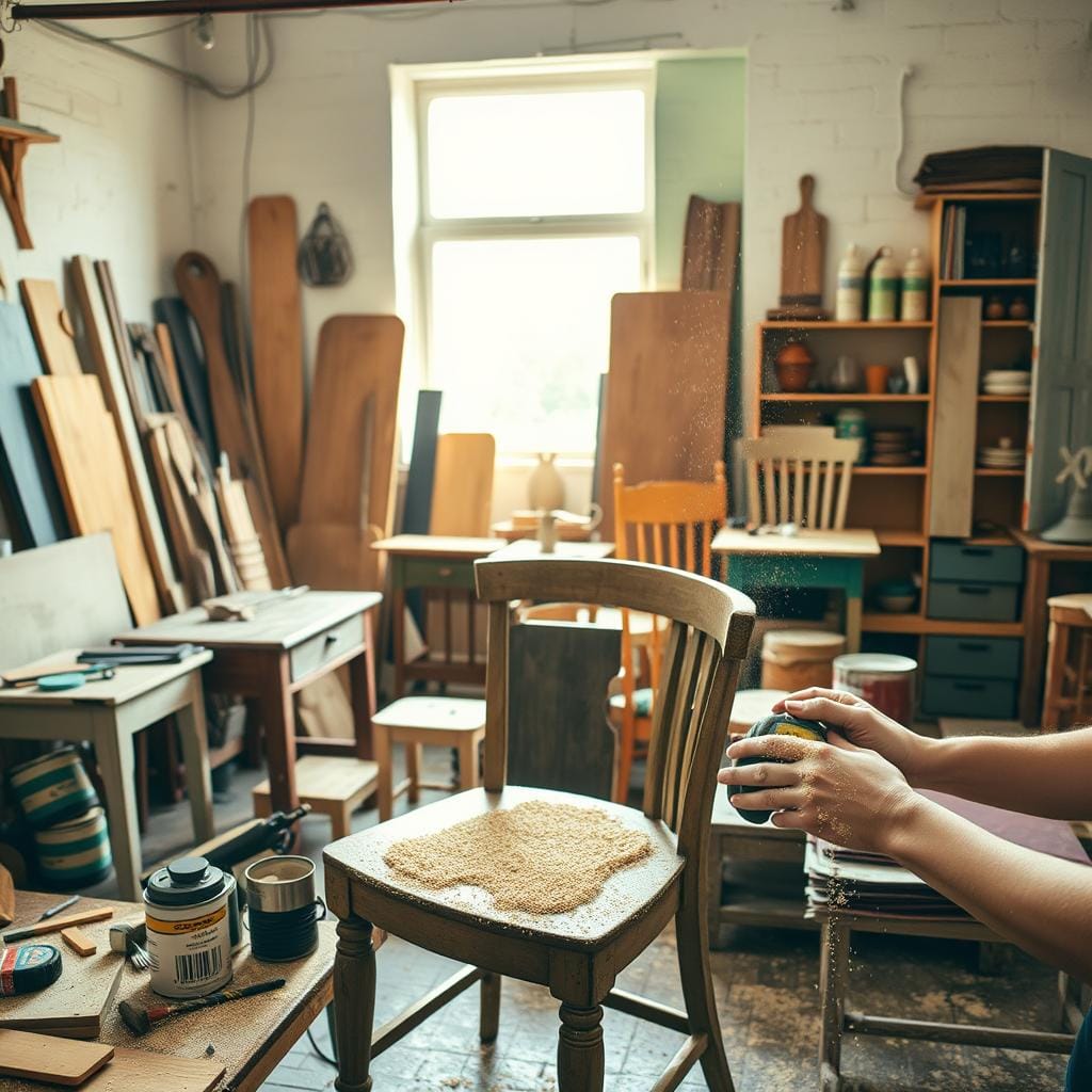 Préparation de meubles pour recyclage