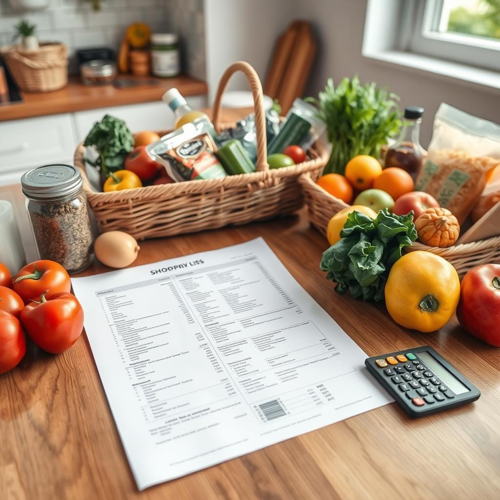Budget de courses et panier de provisions