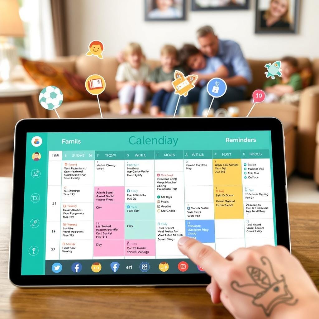 Calendrier familial partagé