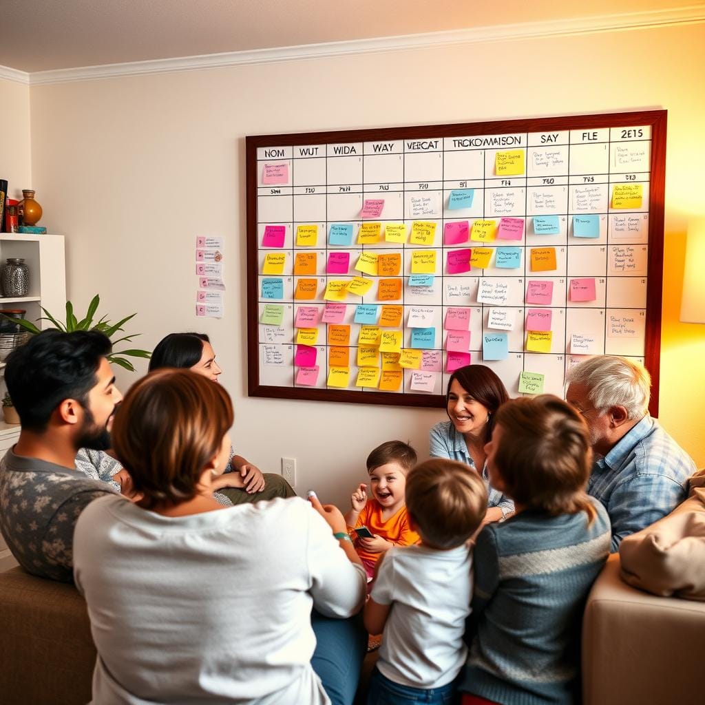 Coordination des activités familiales