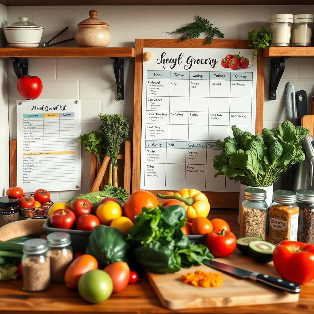 Planification des repas et liste d'achats